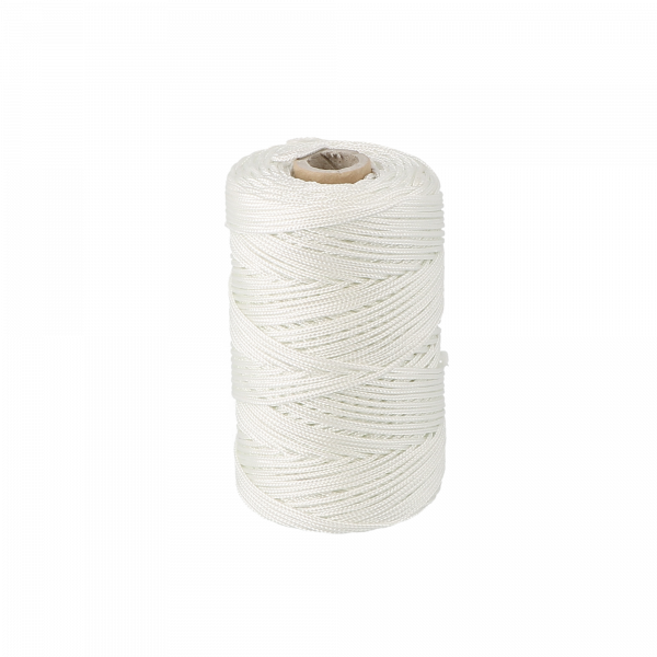 [307001] WILMART - Cordeau nylon  Ø 1.5mm - blanc tressé - 140M 