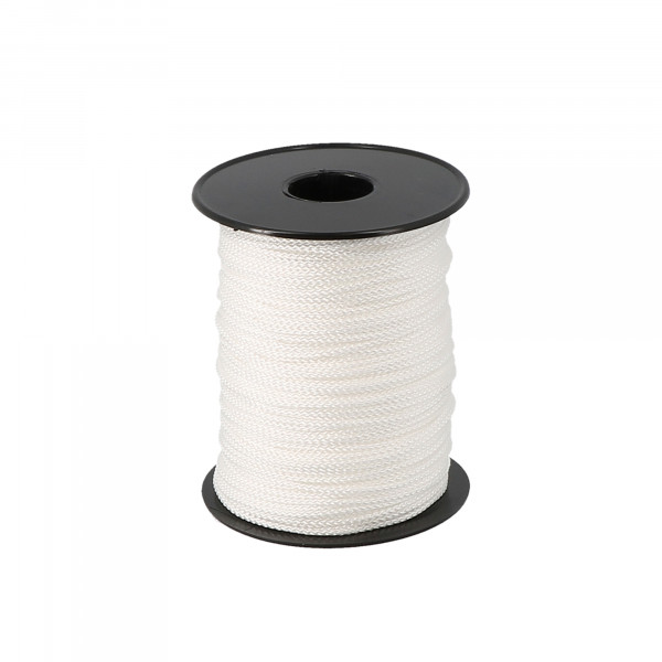 [307104] WILMART - Cordeau Ø 3 mm PP blanc tressé - 100m 