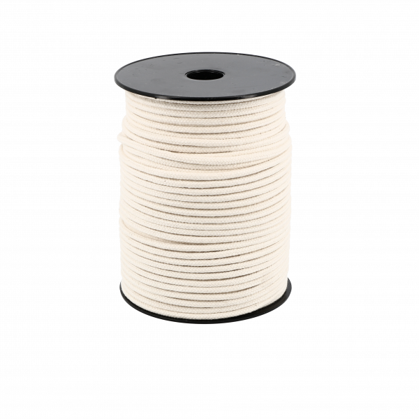 [307305] WILMART - Cordeau coton  Ø 4 mm  - tressé100m 