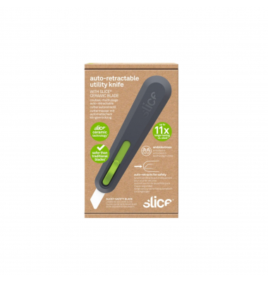 [10554 (SP01392)] [⚠Déstockage] SLICE Auto-Retractable Utility Knife 10554 (SP01392)