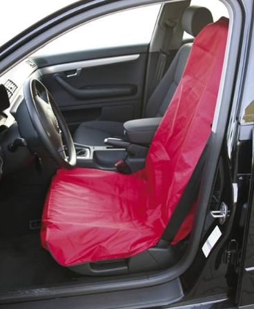 KSTools 500.8065 Housse de Protection de Siége Réutilisable rouge en nylon