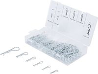 BGS - 8043 - Assortiment de goupilles à ressort Ø 2,4 - 4,0 mm 150 pièces