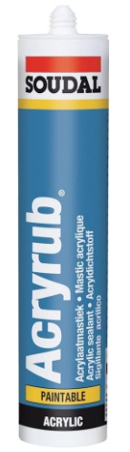 SOUDAL 102600 310mL Acryrub White 15