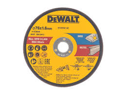 [DT20592-QZ] [⚠Déstockage] DEWALT - DISQUE À TRONÇONNER MÉTAL 76 X 1.0 X 20.0MM