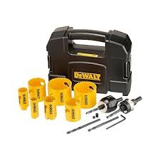 [DT90353-QZ] [⚠Déstockage] DEWALT - SET DE SCIES CLOCHES BIM 2X EXTREME™ 11-PIÈCES EN COFFRET, 2 MANDRINS, 2 MÈCHES PILOTES, 7 SCIES CLOCHES (Ø22,29,35,44,51,64 EN 68MM)