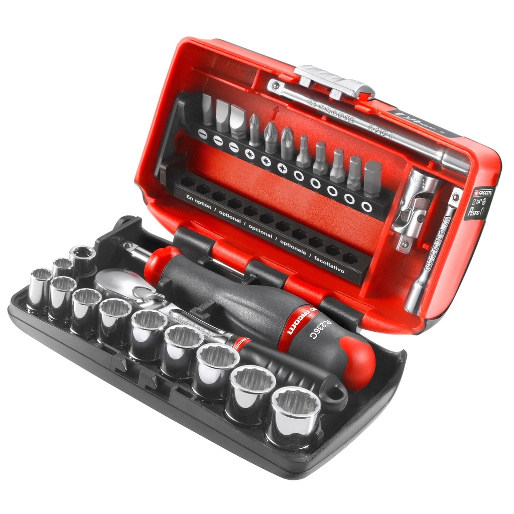 [RL.NANO112] FACOM RL.NANO112 COFFRET DOUILLES 1/4' 12 PANS