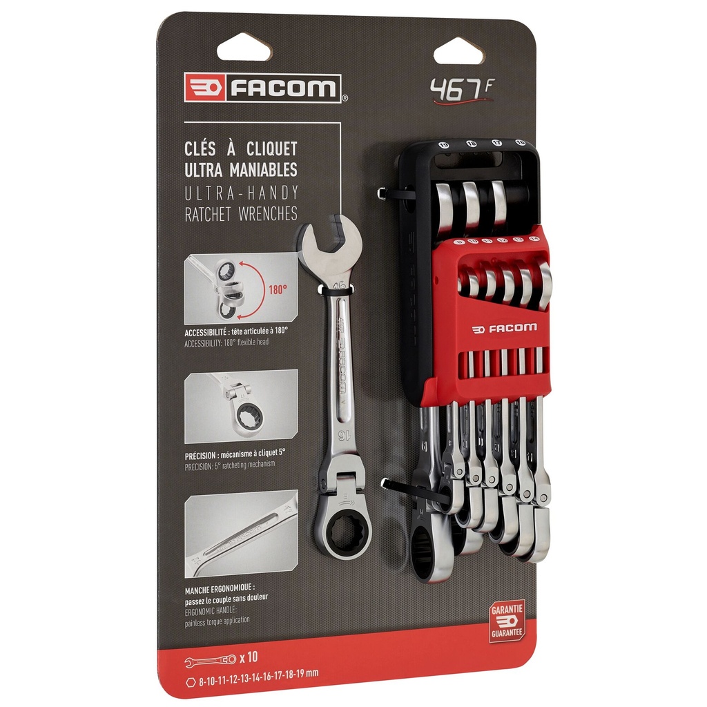 [467BF.JP10PB] FACOM 467BF.JP10PB JEU POCKET 10 CLES 467BF