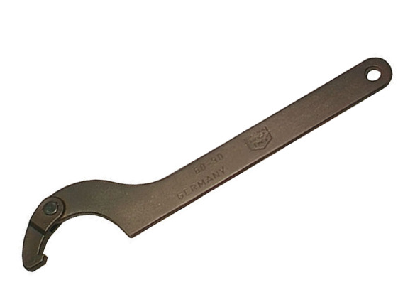 [370480] [⚠Déstockage] HAKENSCHLUESSEL MIT GELENK DN 65-DN 100 EDELSTAHL V2A 0,4 kg