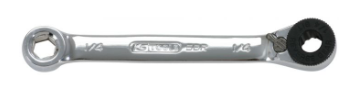 [503.4691] KSTools 503.4691 Mini clé réversible GEARplus® à embouts 1/4" x 1/4" à cliquet