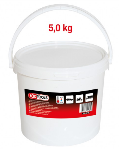 [100.4010] KSTools 100.4010 Seau de graisse à pneu-blanche, 5 kg