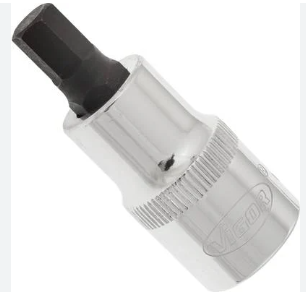 [V2105] VIGOR Douille mâle à 6 pans intérieurs ∙ V2105 ∙ Carré creux 1/2 pouce (12,5 mm) ∙ Profil à 6 pans intérieurs ∙ Taille 10 mm