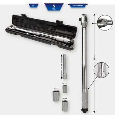 [BT142005] BRILLANT TOOLS BT142005 40-200nm avec 3 douilles