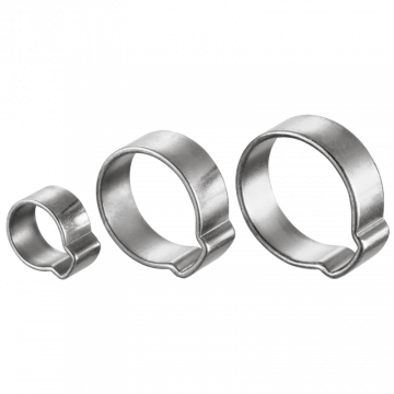 [1113E] Collier à 1 oreille acier traité Ø 11-13 (100 pcs)PREVOST