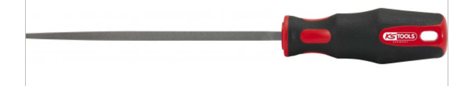 KSTools 157.0206 Lime ronde demi-douce, 250 mm