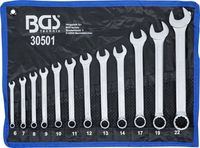 BGS - 30501 - Jeu de clés mixtes 6 - 22 mm 12 pièces