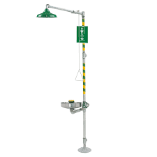 [8309WC-AXION] [⚠Déstockage] Douche et douche oculaire/faciale jumelées AXION® MSR - douche de sécurité combinée avec laveurs d'yeux et de visage AXION® MSR et pomme de douche