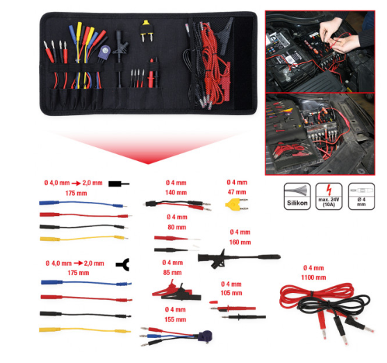 KSTools 150.0895 Coffret d'accessoires de testeurs, 25 pcs