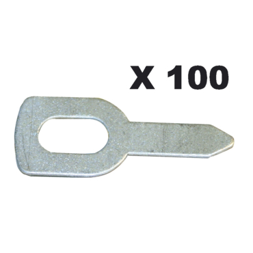 [050648GYS] 100 ANNEAUX DE TIRAGE DROITS GYS (SACHET)