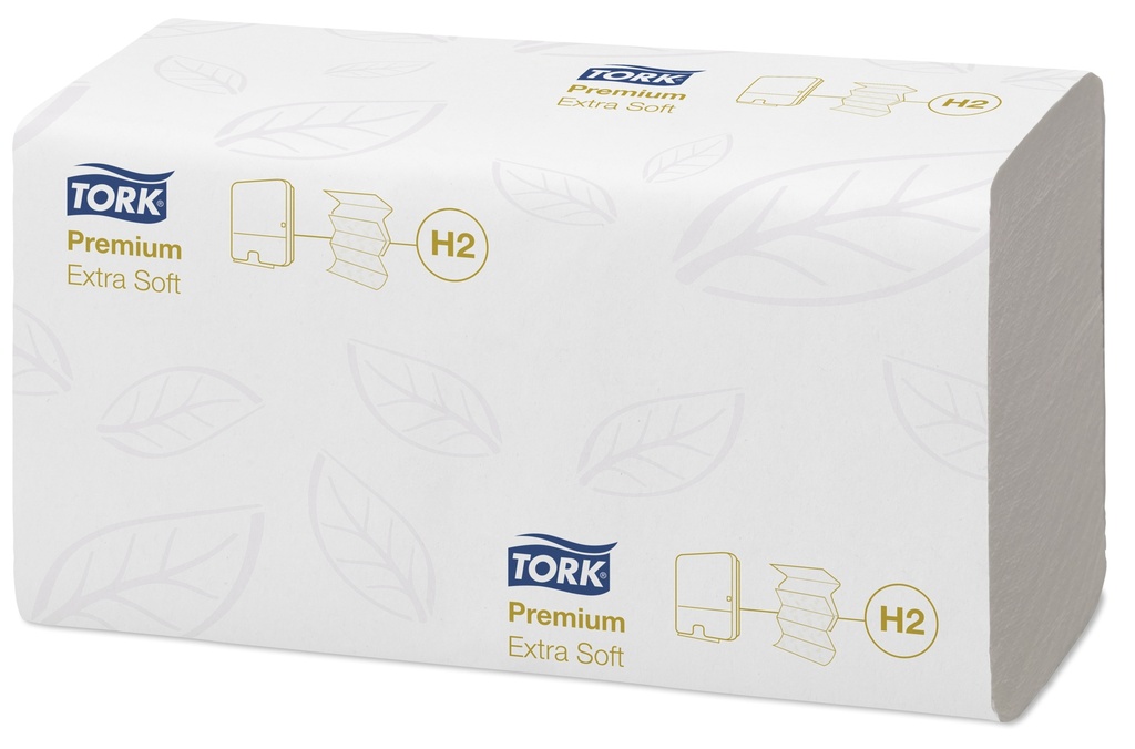 [100297] 100297 Tork Xpress® Essuie-mains Multifold Extra Doux 2 plis XL Blanc H2 Premium (21 Unités / Colis) (32 Colis / Palette)