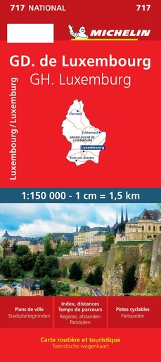 [11717] CARTE ROUTIER.LUXEMBOURG MICHELIN (PIECE)
