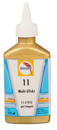 [11E9100.125] [⚠Déstockage] GLASURIT - MULTI EFFEKT L11 PERL FEINGOLD (BIDON)
