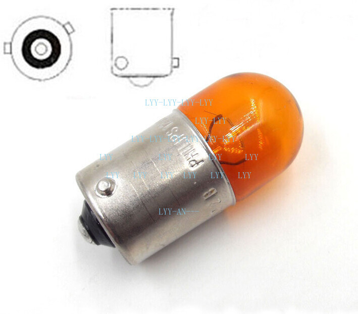 [12093PHILIPS] [⚠Déstockage] AMPOULE RY10W 12V 10W BAU15S  PHILIPS ORANGE (PIECE)