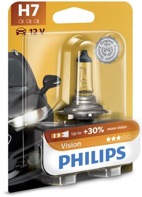 [12972PRB1] [⚠Déstockage] Philips H7 Vision 12V 55W PX26d