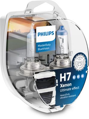 [13972MDBVS2] [⚠Déstockage] Philips H7 MasterDuty BlueVision 24V 70W PX26d