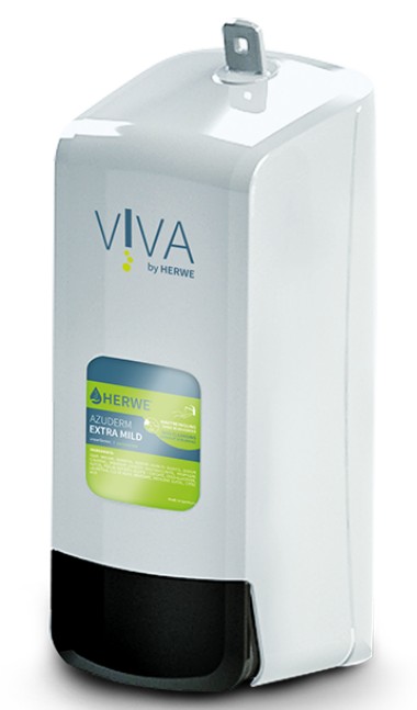 [150010] Herwe Spender VIVA 1000 ml MANUELL mit HERWE Logo