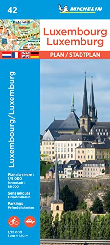 [17011] [⚠Déstockage] PLAN DE VILLE DE LUXEMBOURG MICHELIN (PIECE)