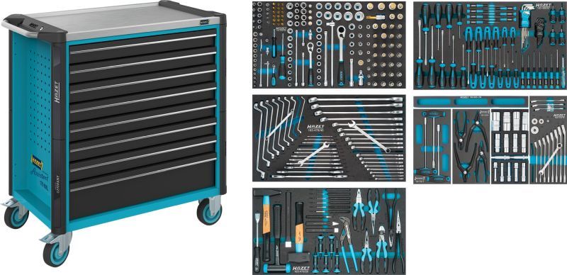 HAZET - Servante d'atelier servante d'atelier Assistent ∙ avec assortiment