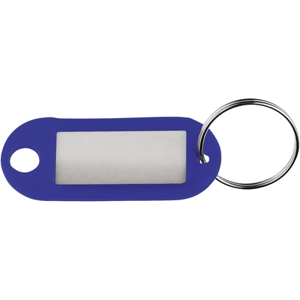 [1853-15] [⚠Déstockage] ALCO Klarsichtbeutel dunkelblau 10 Stück Schlüsselanhänger porte-clé bleu emballé 1 sachet 10 (PIECE)
