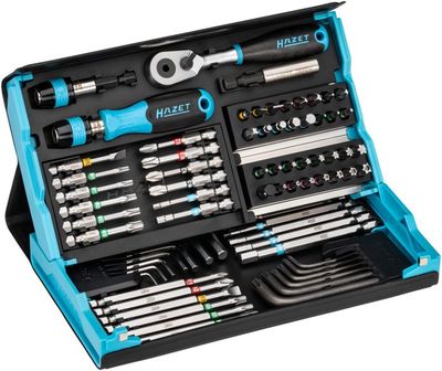 HAZET - Jeu d'embouts-tournevis (bits) dans coffret SmartCase ∙ 73 pièces