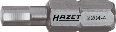 [2204-3] [⚠Déstockage] HAZET Embout-tournevis (bit) 2204-3 ∙ Hexagone massif 1/4 pouce (6,3 mm) ∙ Profil à 6 pans intérieurs ∙ Taille 3 mm