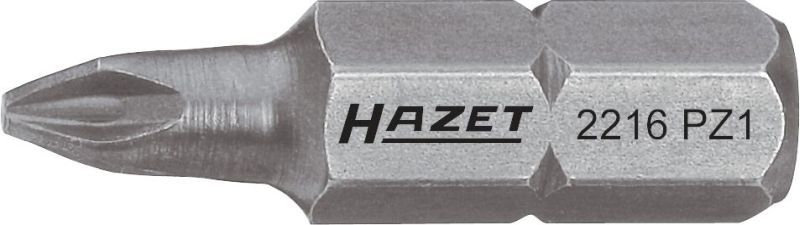 HAZET Embout-tournevis (bit) 2216-PZ3 ∙ Hexagone massif 1/4 pouce (6,3 mm) ∙ Profil Pozidriv PZ ∙ Taille PZ3