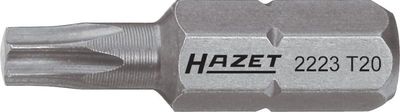 [2223-T27] [⚠Déstockage] HAZET Embout-tournevis (bit) 2223-T27 ∙ Hexagone massif 1/4 pouce (6,3 mm) ∙ Profil TORX® intérieur ∙ Taille T27