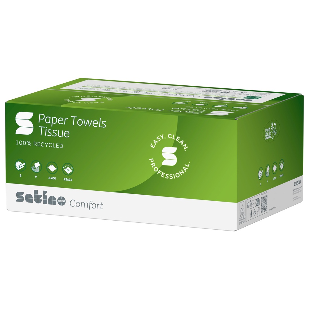 [278500] 278500 ESSUIE-MAIN, 2 PLIS, 25X23CM 3200 PCES/CARTON ANC. REF. 277190 / 277191 (CARTON)