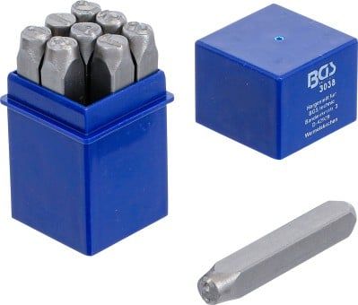 [3038BG] BGS - 3038 - Chiffres à frapper 8 mm