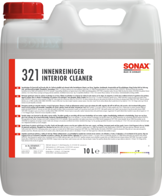 [321605SONAX] SONAX 03216050 PROFILINE NETTOYANT INTERIEUR CONCENTRE 10L