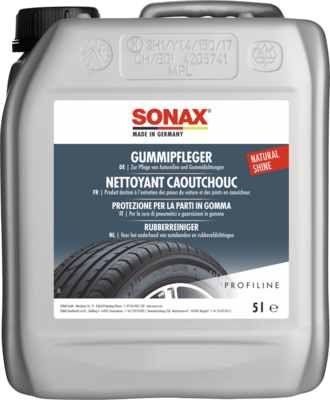 [03405050SONAX] SONAX 03405050 PROFILINE Nettoyant caoutchouc 5 l