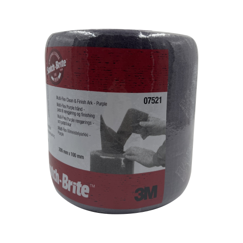 [3M07521] RLX SCOTCH BRITE ROUGE 3M (ROULEAU)