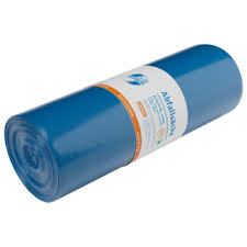 [400433D] SAC POUBELLE 680X800MM BLEU 60L 300 PCES/CARTON (CARTON)