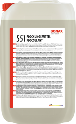 [551700SONAX] [⚠Déstockage] SONAX 05517000 Flocculant 25 L