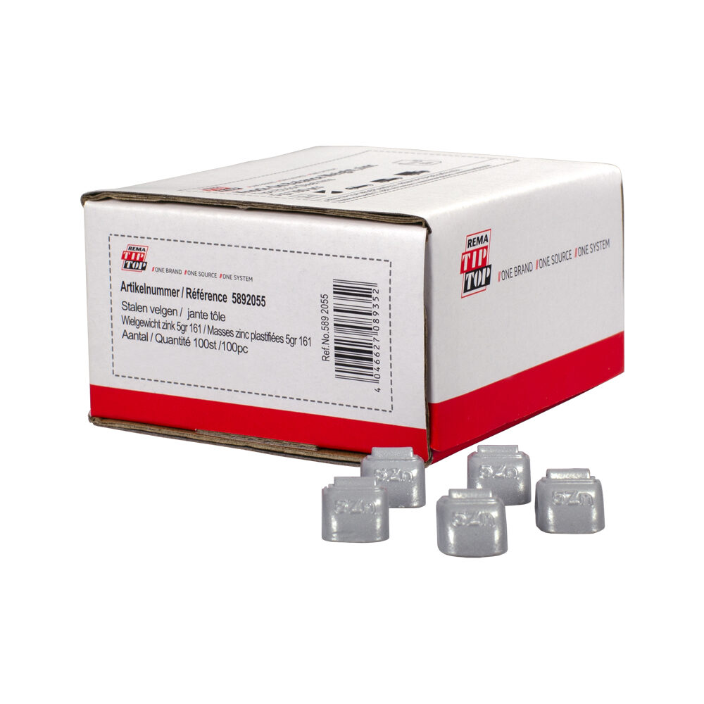 [5892055] Rema Tip Top Masses zinc Type161 5gr pour jante tôle gris 100pc