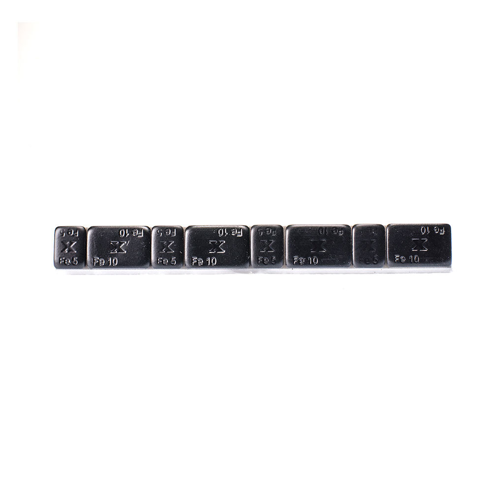 [630B060TX50] Trax masse adhés 4x5/10noir 4,8mm 50 pc