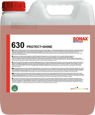 [630600SONAX] [⚠Déstockage] SONAX 06306000 Protect + Shine 10 l