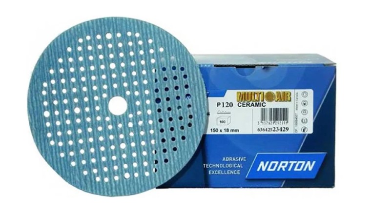DISQUE CERAMIC P120 DIAM.150 NORTON (BOITE)