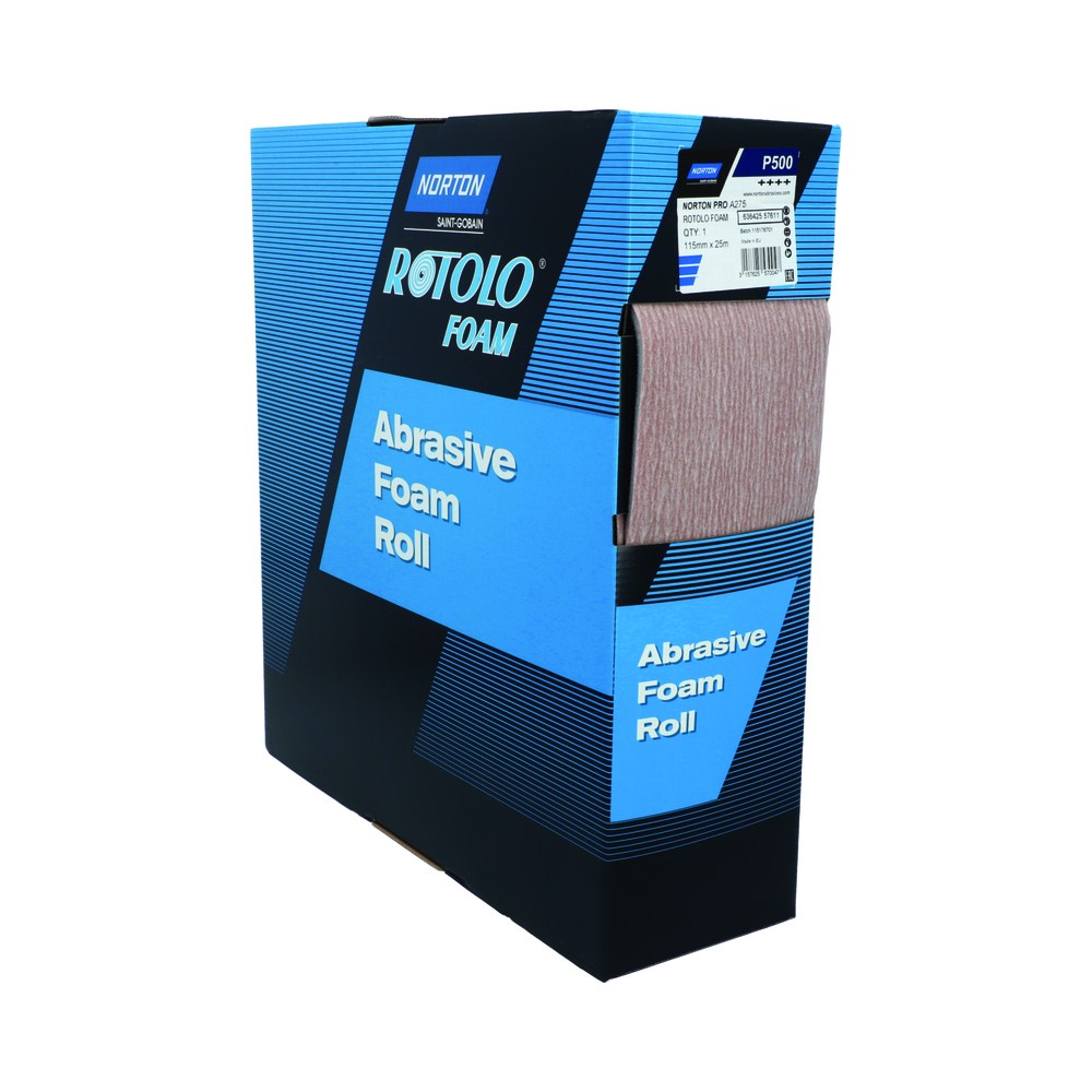 [63642557611] COUPE ROTOLO FOAM PRO A275 115MM X 25M / P500 (ROULEAU)