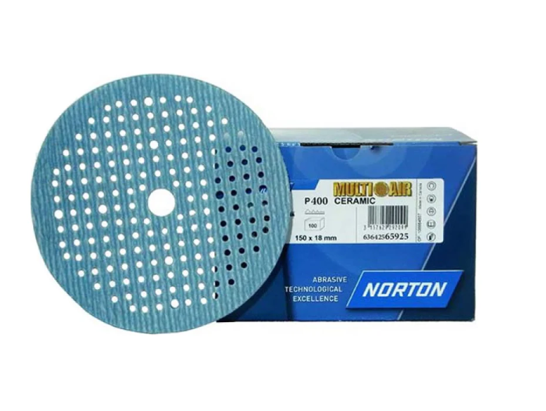 [63642565925] DISQUE CERAMIC P400 DIAM.150 NORTON (BOITE)