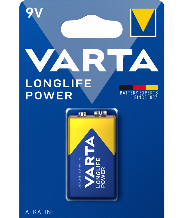 [6LR61VARTA] Varta-Longlife Power-6LR61 (9V) (blister de 1)